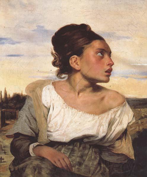 Eugene Delacroix Orphan Girl at the Cemetery (mk45)